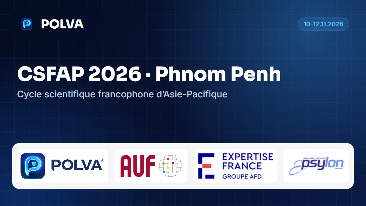 POLVA au CSFAP 2026 avec l’AUF, Expertise France et le laboratoire Epsylon