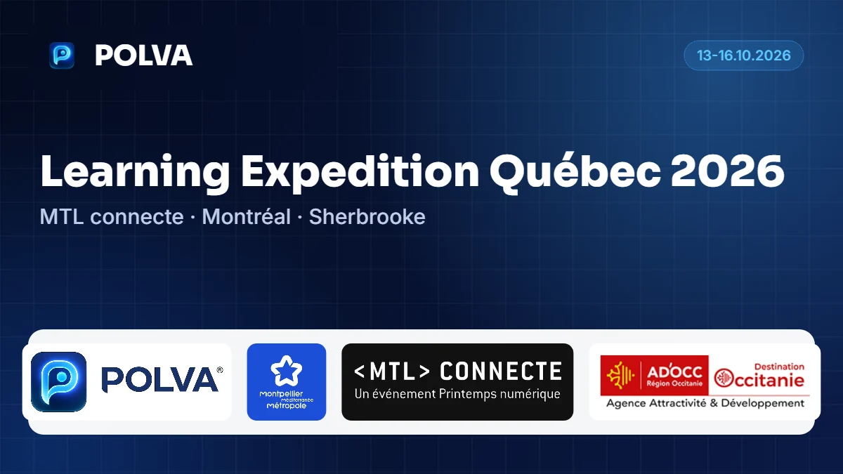 POLVA à la Learning Expedition Québec 2026 avec Montpellier Méditerranée Métropole, MTL connecte et AD’OCC